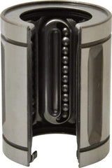 Thomson Industries - 1-1/4" Inside Diam, 520 Lbs. Dynamic Capacity, Open Linear Bearing - Apex Tool & Supply