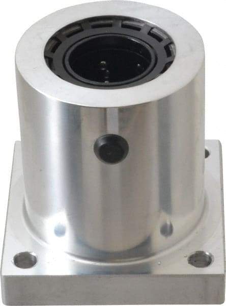 Thomson Industries - 2.13" Inside Diam, 1050/2100 Lbs. Dynamic Capacity, Single Flanged Pillow Block Linear Bearing - 2-3/4" Overall Width - Apex Tool & Supply