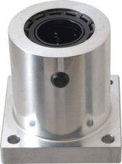 Thomson Industries - 2.13" Inside Diam, 1050/2100 Lbs. Dynamic Capacity, Single Flanged Pillow Block Linear Bearing - 2-3/4" Overall Width - Apex Tool & Supply