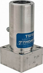 Thomson Industries - 1-3/4" Inside Diam, 1130/2260 Lbs. Dynamic Capacity, Twin Flanged Pillow Block Linear Bearing - 2.38" Overall Width - Apex Tool & Supply