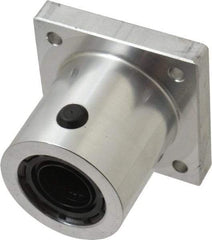 Thomson Industries - 1-3/4" Inside Diam, 600/1200 Lbs. Dynamic Capacity, Single Flanged Pillow Block Linear Bearing - 2.38" Overall Width - Apex Tool & Supply