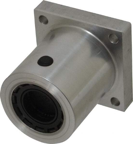 Thomson Industries - 2.13" Inside Diam, 1050/2100 Lbs. Dynamic Capacity, Single Flanged Pillow Block Linear Bearing - 2-3/4" Overall Width - Apex Tool & Supply