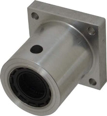 Thomson Industries - 2.13" Inside Diam, 1050/2100 Lbs. Dynamic Capacity, Single Flanged Pillow Block Linear Bearing - 2-3/4" Overall Width - Apex Tool & Supply
