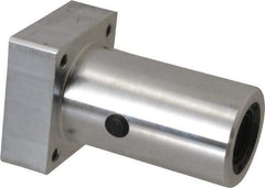 Thomson Industries - 1-3/4" Inside Diam, 1130/2260 Lbs. Dynamic Capacity, Twin Flanged Pillow Block Linear Bearing - 2.38" Overall Width - Apex Tool & Supply