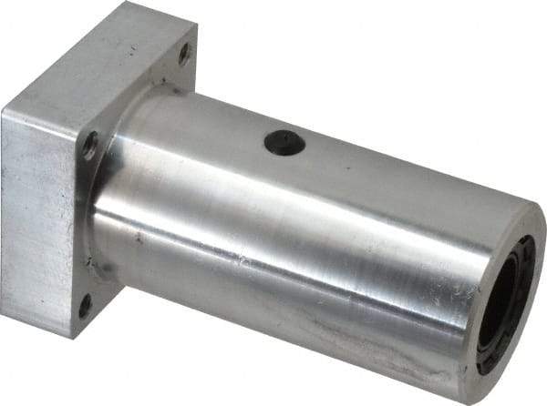 Thomson Industries - 1" Inside Diam, 1900/3800 Lbs. Dynamic Capacity, Twin Flanged Pillow Block Linear Bearing - 2-3/4" Overall Width - Apex Tool & Supply