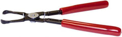 Mag-Mate - 9-3/4" OAL, Push Pin Pliers - Straight Jaw, Vinyl Coated Handles - Apex Tool & Supply