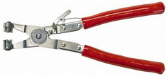 Mag-Mate - 9" OAL, Hose Clamp Pliers - Straight Jaw, Vinyl Coated Handles - Apex Tool & Supply