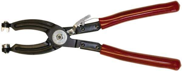Mag-Mate - 10-1/2" OAL, Hose Clamp Pliers - Straight Jaw, Vinyl Coated Handles - Apex Tool & Supply