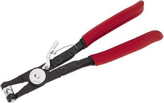 Mag-Mate - 9" OAL, Hose Clamp Pliers - Straight Jaw, Vinyl Coated Handles - Apex Tool & Supply