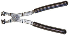 Mag-Mate - 9" OAL, Click Style Hose Clamp Pliers - Straight Jaw, Vinyl Coated Handles - Apex Tool & Supply