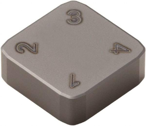 Seco - SNEN32 M08 Grade CBN200 CBN Milling Insert - Uncoated, 1/8" Thick, 3/8" Inscribed Circle - Apex Tool & Supply