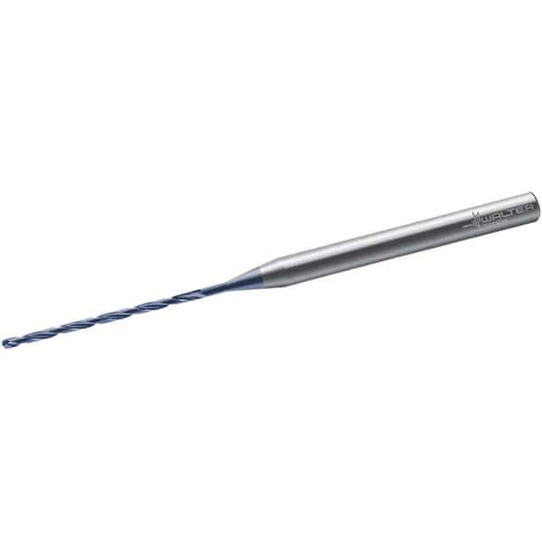 Walter-Titex - 1.8mm, 140° Point, Solid Carbide Micro Drill Bit - 68mm OAL, 28mm Flute Length, 3mm Shank Diam, Series A6588TML - Apex Tool & Supply