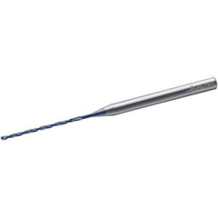 Walter-Titex - 1.8mm, 140° Point, Solid Carbide Micro Drill Bit - 68mm OAL, 28mm Flute Length, 3mm Shank Diam, Series A6588TML - Apex Tool & Supply