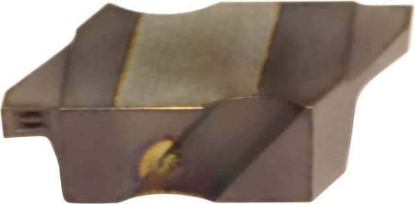 Sumitomo - 2078SG CB Grade EH520V, 0.078" Cutting Width Carbide Grooving Insert - 0.11" Max Depth of Cut, Neutral, TiAlN Finish - Apex Tool & Supply
