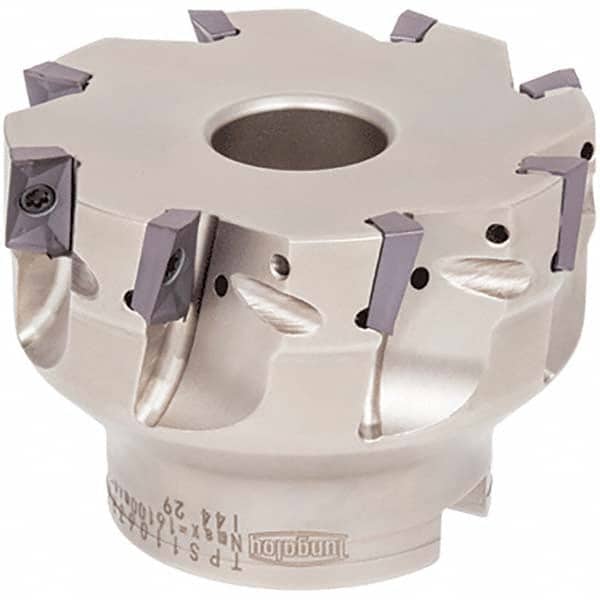 Tungaloy - 4" Cut Diam, 1-1/2" Arbor Hole Diam, Indexable Square-Shoulder Face Mill - Apex Tool & Supply