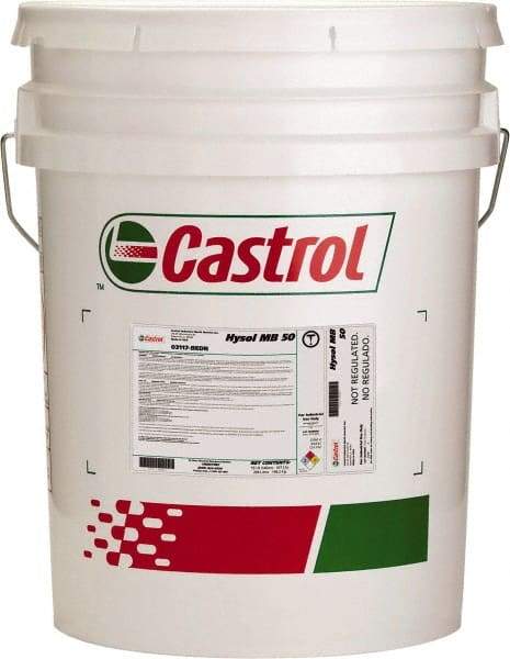 Castrol - Hysol MB 50, 5 Gal Pail Cutting & Grinding Fluid - Water Soluble - Apex Tool & Supply