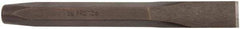 Proto - 5-1/8" OAL x 5/16" Blade Width Cold Chisel - 5/16" Tip, 1/4" Stock, Steel Handle - Apex Tool & Supply