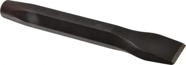 Proto - 8-1/4" OAL x 1-3/16" Blade Width Cold Chisel - 1-3/16" Tip, 1" Stock, Steel Handle - Apex Tool & Supply