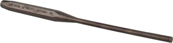 Proto - 3/16" Pin Punch - 8" OAL, Steel - Apex Tool & Supply