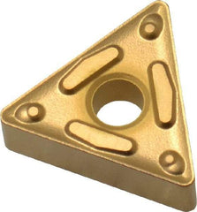 Sumitomo - TNMG332 ENG Grade AC830P Carbide Turning Insert - 60° Triangle, 3/8" Inscr Circle, 3/16" Thick, 1/32" Corner Radius - Apex Tool & Supply