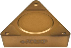 Sumitomo - TPMT221 ENF Grade AC820P Carbide Turning Insert - 60° Triangle, 1/4" Inscr Circle, 1/8" Thick, 1/64" Corner Radius - Apex Tool & Supply