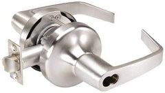 Yale - Grade 1 Entrance Lever Lockset for 1-3/4" Thick Doors - 2-3/4" Back Set, SFIC Cylinder, Cast Zinc/Cold Forged Brass, Satin Chrome Finish - Apex Tool & Supply