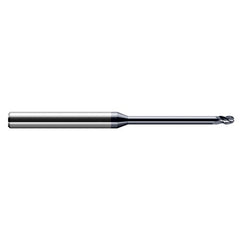 ‎5/64″ Dia. × 1/8″ Shank × 0.117″ DOC × 2-1/2″ OAL, Carbide AlTiN, Stub , 3 Flute, Ballnose End Mill
