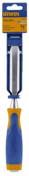 Irwin - 10-1/4" OAL x 3/4" Blade Width Wood Chisel - ProTouch Handle - Apex Tool & Supply