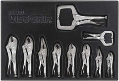 Irwin - 10 Piece Locking Plier Set - Comes in Plastic Tray - Apex Tool & Supply