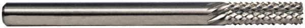 M.A. Ford - 2mm Diam, Burr End, Solid Carbide Diamond Pattern Router Bit - 1-1/2" OAL - Apex Tool & Supply