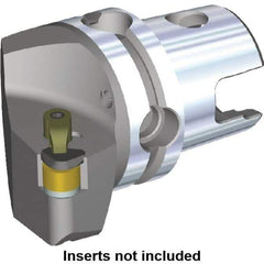 Kennametal - Left Hand Cut, Size KM50, RN.. Insert Compatiblity, Modular Turning & Profiling Cutting Unit Head - 35mm Ctr to Cutting Edge, 50mm Head Length, Through Coolant - Apex Tool & Supply