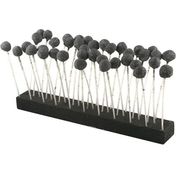 Brush Research Mfg. - 5-5/8" Bore Diam, 40 Grit, Silicon Carbide Flexible Hone - Coarse, 9-1/2" OAL - Apex Tool & Supply