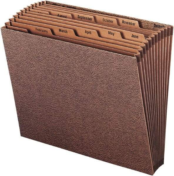 SMEAD - 8-1/2 x 11", Letter Size, Redrope, Indexed Sorters - Apex Tool & Supply