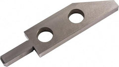 Mitutoyo - 3-1/2" OAL, Polished Stainless Steel Caliper Interchangeable Jaw - 1 Piece, For Use with Coolant Proof Calipers - Apex Tool & Supply