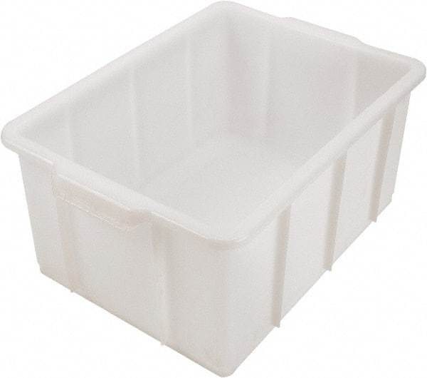 Dynalon Labware - 5.3 Gal, Clear Polyethylene Tote Container - Nesting, 16.3" Long x 12.4" Wide x 7.9" High - Apex Tool & Supply