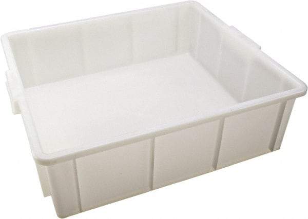 Dynalon Labware - White Polyethylene Tote Container - Stacking, 18" Long x 16.1" Wide x 5.6" High - Apex Tool & Supply