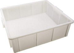 Dynalon Labware - White Polyethylene Tote Container - Stacking, 18" Long x 16.1" Wide x 5.6" High - Apex Tool & Supply