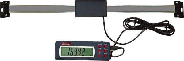 SPI - Electronic Linear Scales Maximum Measurement (Inch): 6 Horizontal or Vertical: Horizontal, Vertical - Apex Tool & Supply