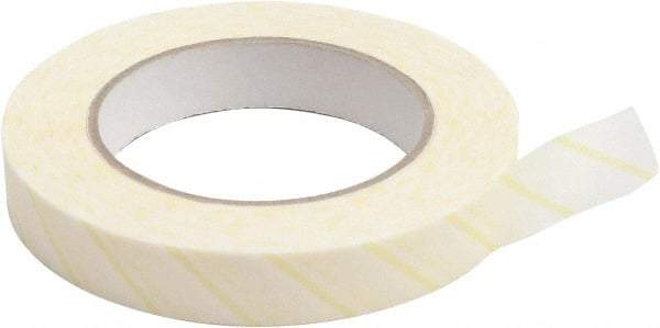 Dynalon Labware - White Paper Tape - 4-3/4" Wide x 164' Long x 3.937 mil Thick, Autoclavable with Minimum Temp 121 C/249 F, Changes Color From White to Brown - Apex Tool & Supply