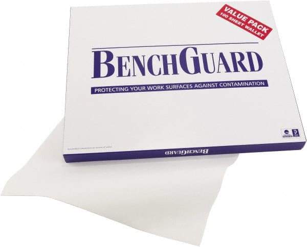 Dynalon Labware - 2.93 Gal Capacity per Package, Laboratory Pad - 2' Long x 19" Wide, White, Polyethylene - Apex Tool & Supply