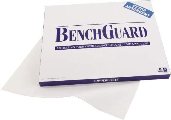 Dynalon Labware - 2.93 Gal Capacity per Package, Laboratory Pad - 2' Long x 19" Wide, White, Polyethylene - Apex Tool & Supply