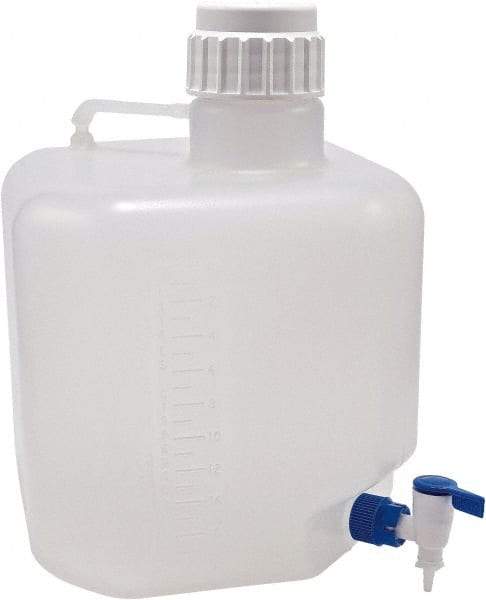 Dynalon Labware - 20,000 mL Carboy - Polypropylene, Translucent, 16-1/2" High x 11.8" Diam, 90mm Cap - Apex Tool & Supply
