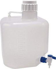 Dynalon Labware - 20,000 mL Carboy - Polypropylene, Translucent, 16-1/2" High x 11.8" Diam, 90mm Cap - Apex Tool & Supply