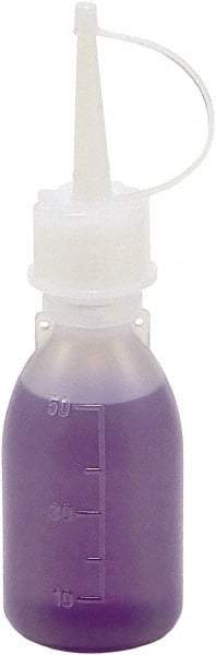 Dynalon Labware - 250 mL Dispensing Bottle - Polyethylene, Translucent, 5.1" High x 1-1/2" Diam, 15mm Cap - Apex Tool & Supply