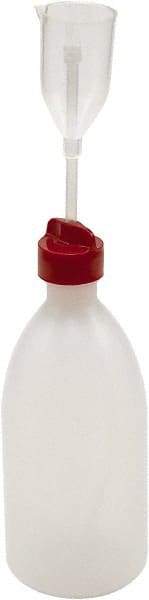 Dynalon Labware - 500 mL Dispensing Bottle - Polyethylene, Translucent, 12.8" High x 3" Diam - Apex Tool & Supply