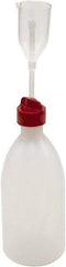 Dynalon Labware - 500 mL Dispensing Bottle - Polyethylene, Translucent, 12.8" High x 3" Diam - Apex Tool & Supply