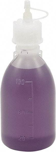 Dynalon Labware - 100 mL Dispensing Bottle - Polyethylene, Translucent, 5" High x 1.9" Diam, 15mm Cap - Apex Tool & Supply