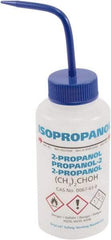 Dynalon Labware - 500 mL Safety Wash Bottle - Polyethylene, Translucent, 6-1/2" High x 3" Diam, 50mm Cap - Apex Tool & Supply