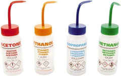 Dynalon Labware - 250 mL Safety Wash Bottle - Polyethylene, Translucent, 5.7" High x 2.4" Diam, 50mm Cap - Apex Tool & Supply