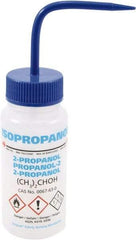 Dynalon Labware - 250 mL Safety Wash Bottle - Polyethylene, Translucent, 5.7" High x 2.4" Diam, 50mm Cap - Apex Tool & Supply